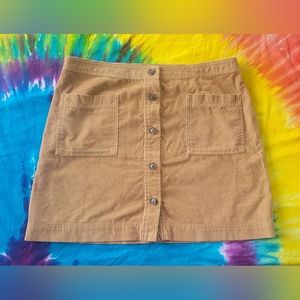 Women's Gap Retro Corduroy Skirt - Large